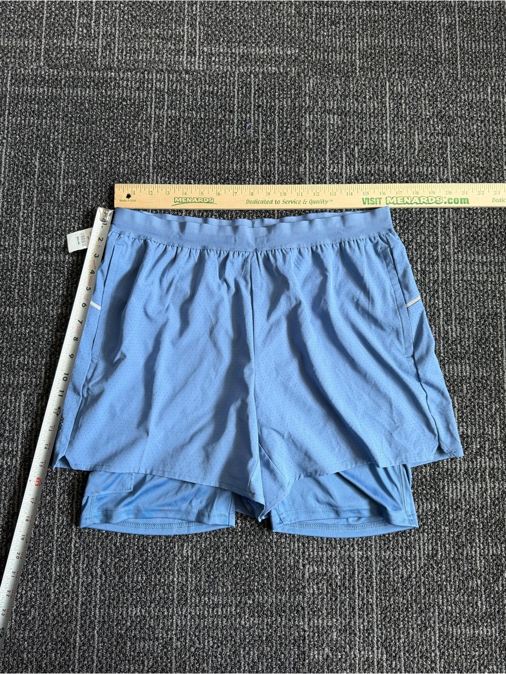 Men's FLX Performance Shorts Light Blue NWT